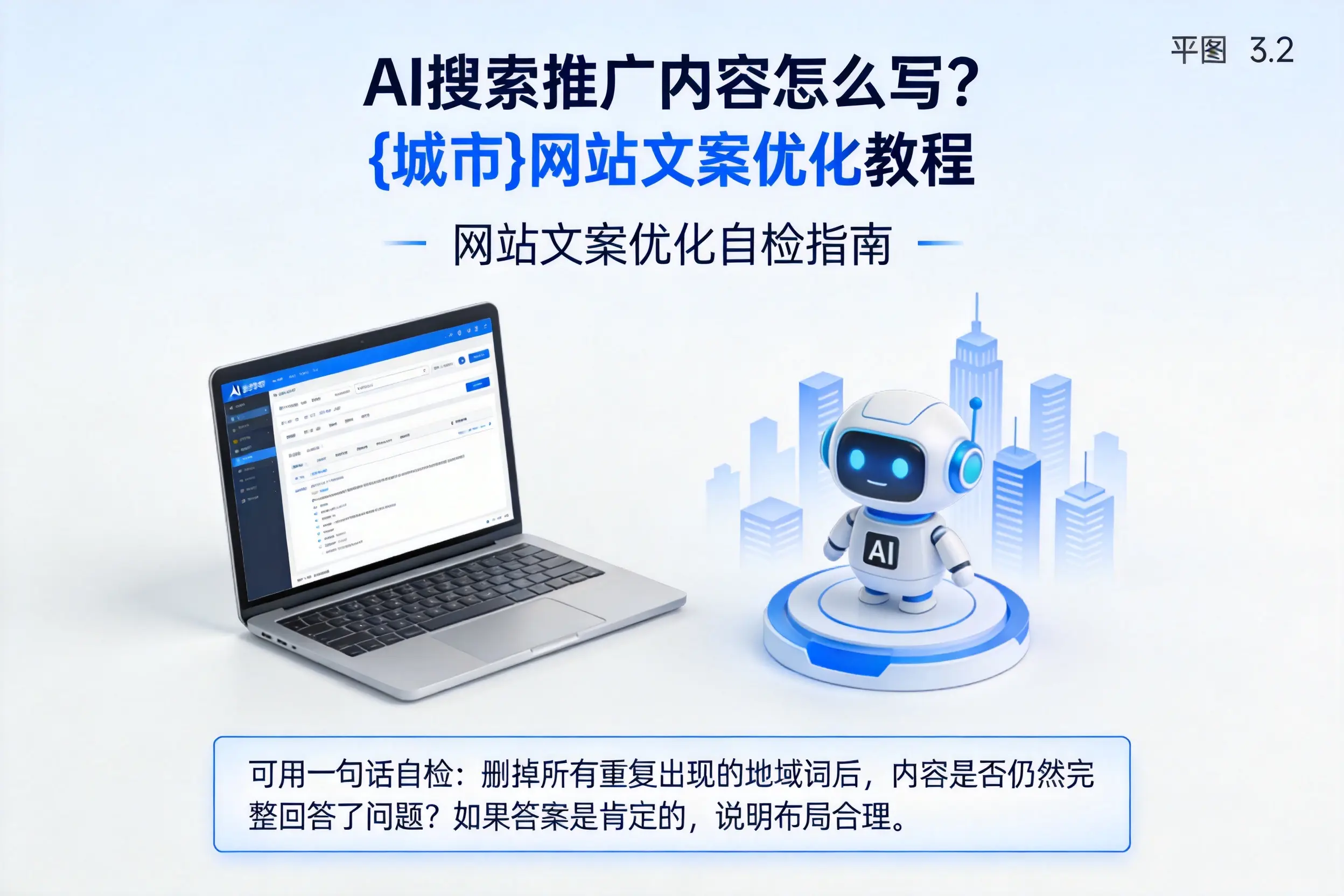 AI搜索推广内容怎么写？抚州网站文案优化教程