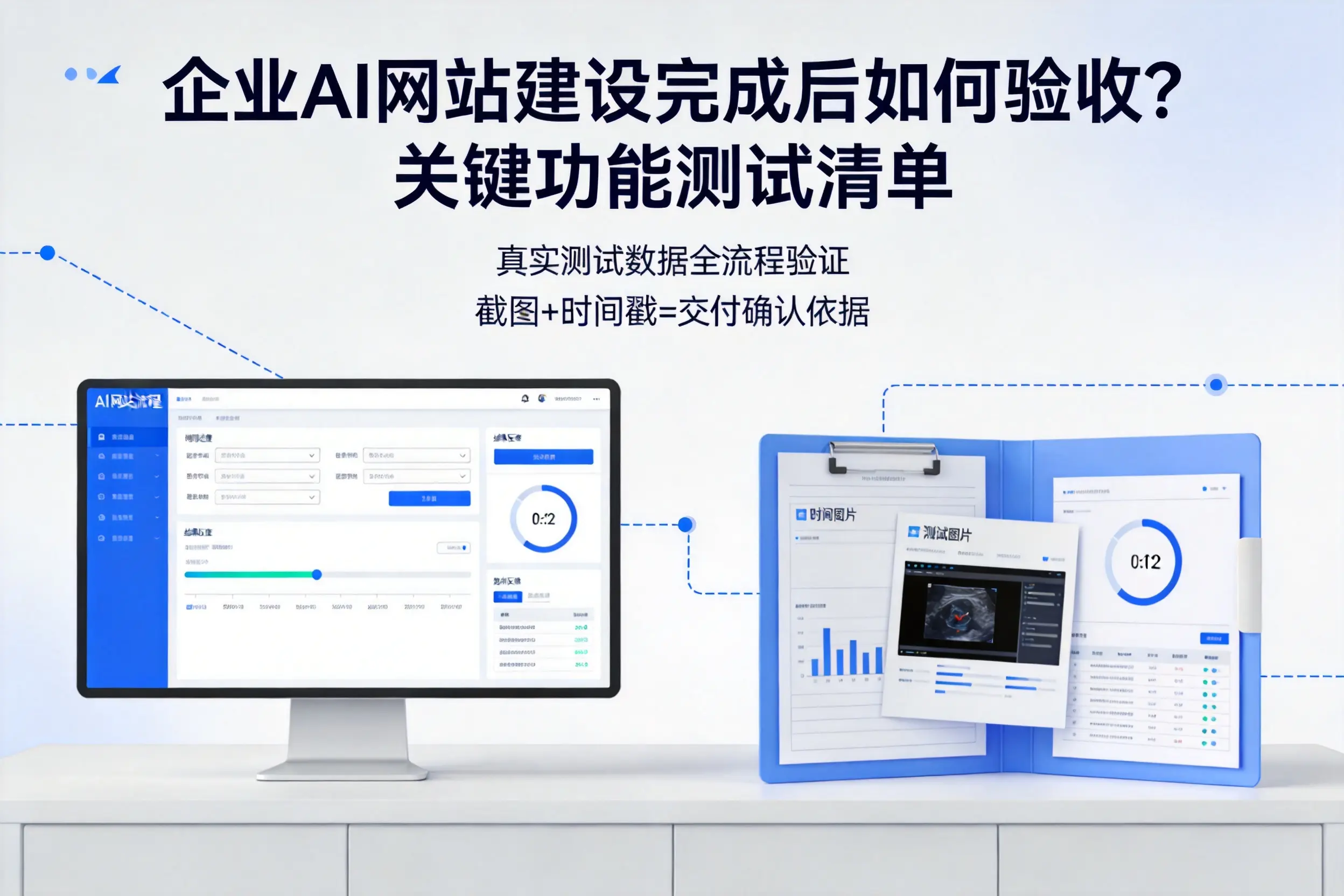抚州企业AI网站建设完成后如何验收？关键功能测试清单