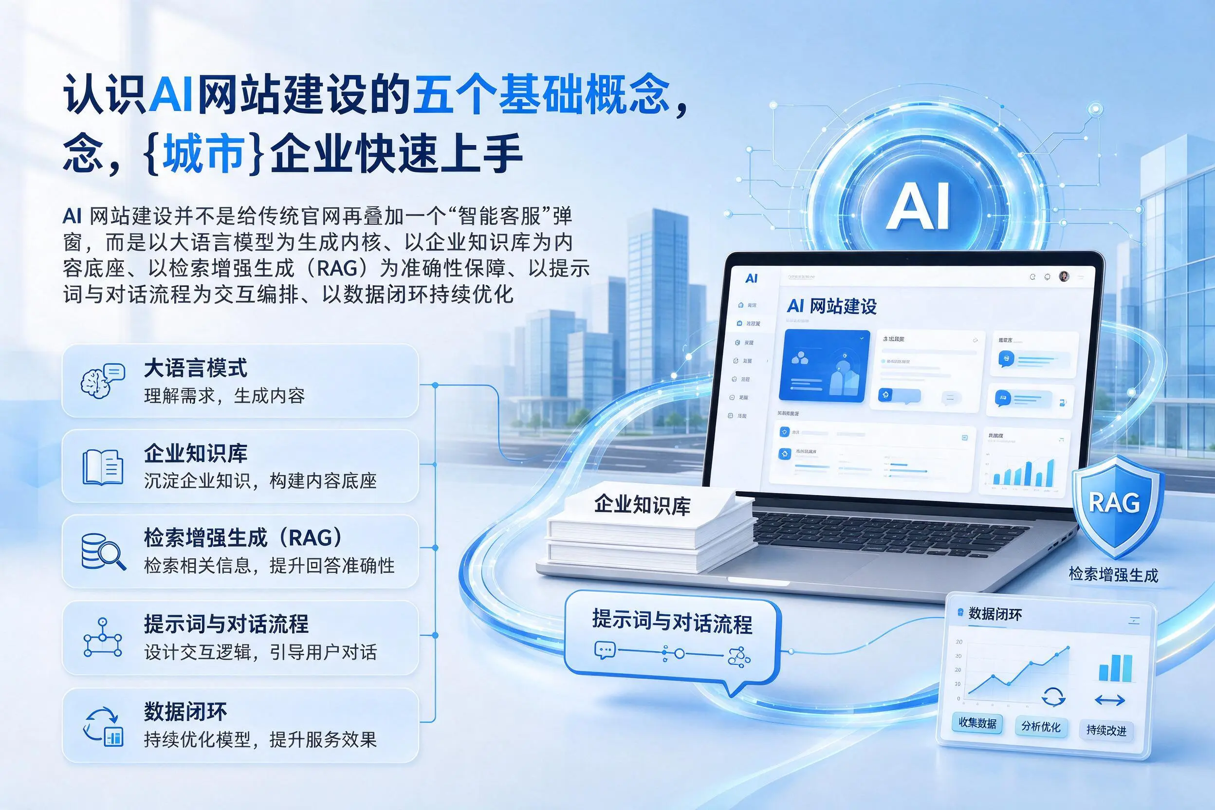 认识AI网站建设的五个基础概念，抚州企业快速上手