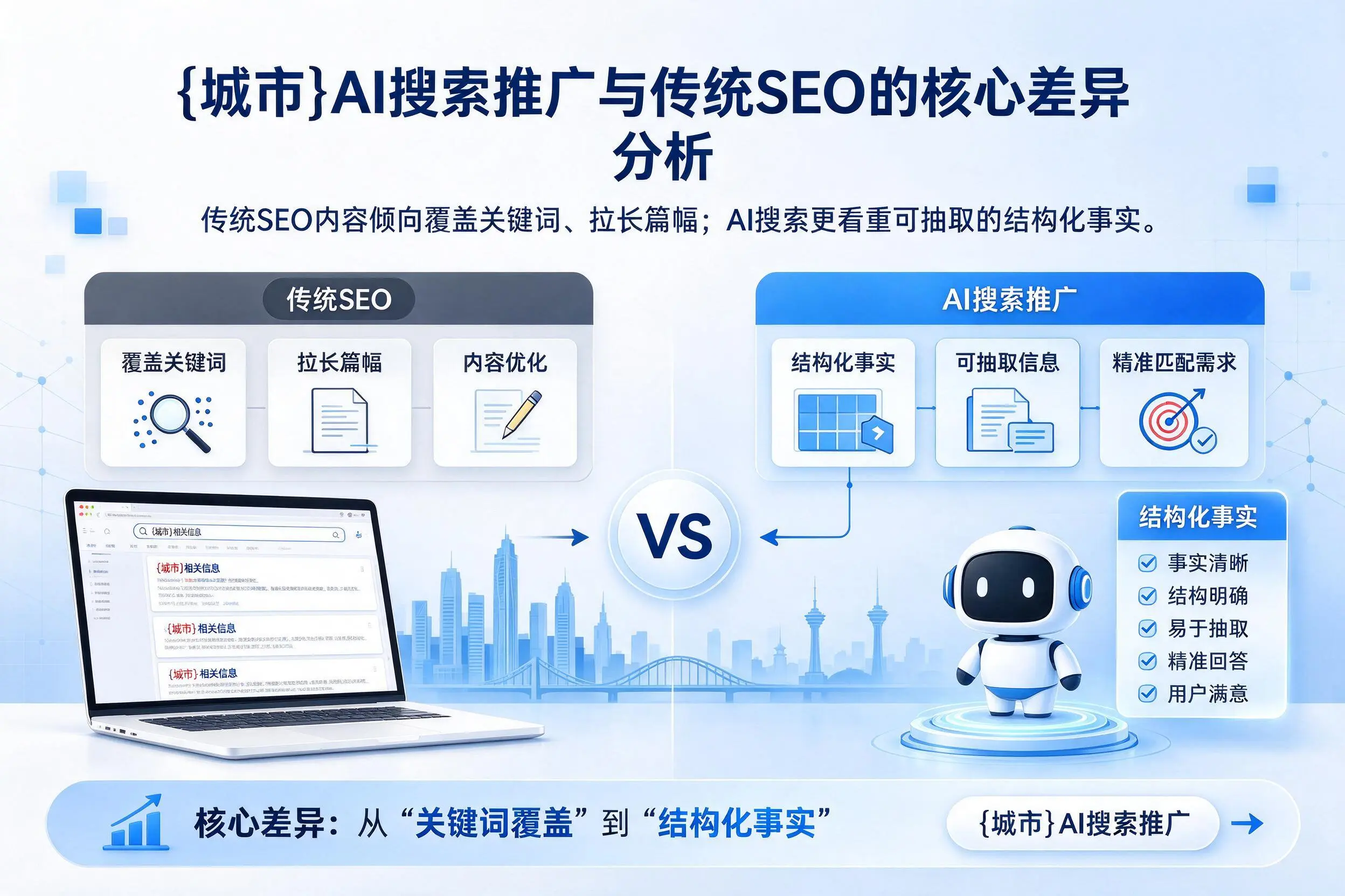 抚州AI搜索推广与传统SEO的核心差异分析